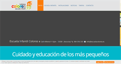 Desktop Screenshot of escuelacolores.com